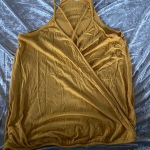 Crisscross front tank top